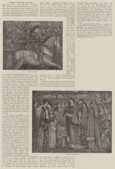 Mr Burne-Jones, ARA, in de Nieuwe Galerie door Edward Burne Jones